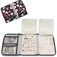 ProCase Joyero Enrollable- Bolsa Rollo Organizadora de Viaje para Joya- Manta de Joyería para Collares Pendientes…